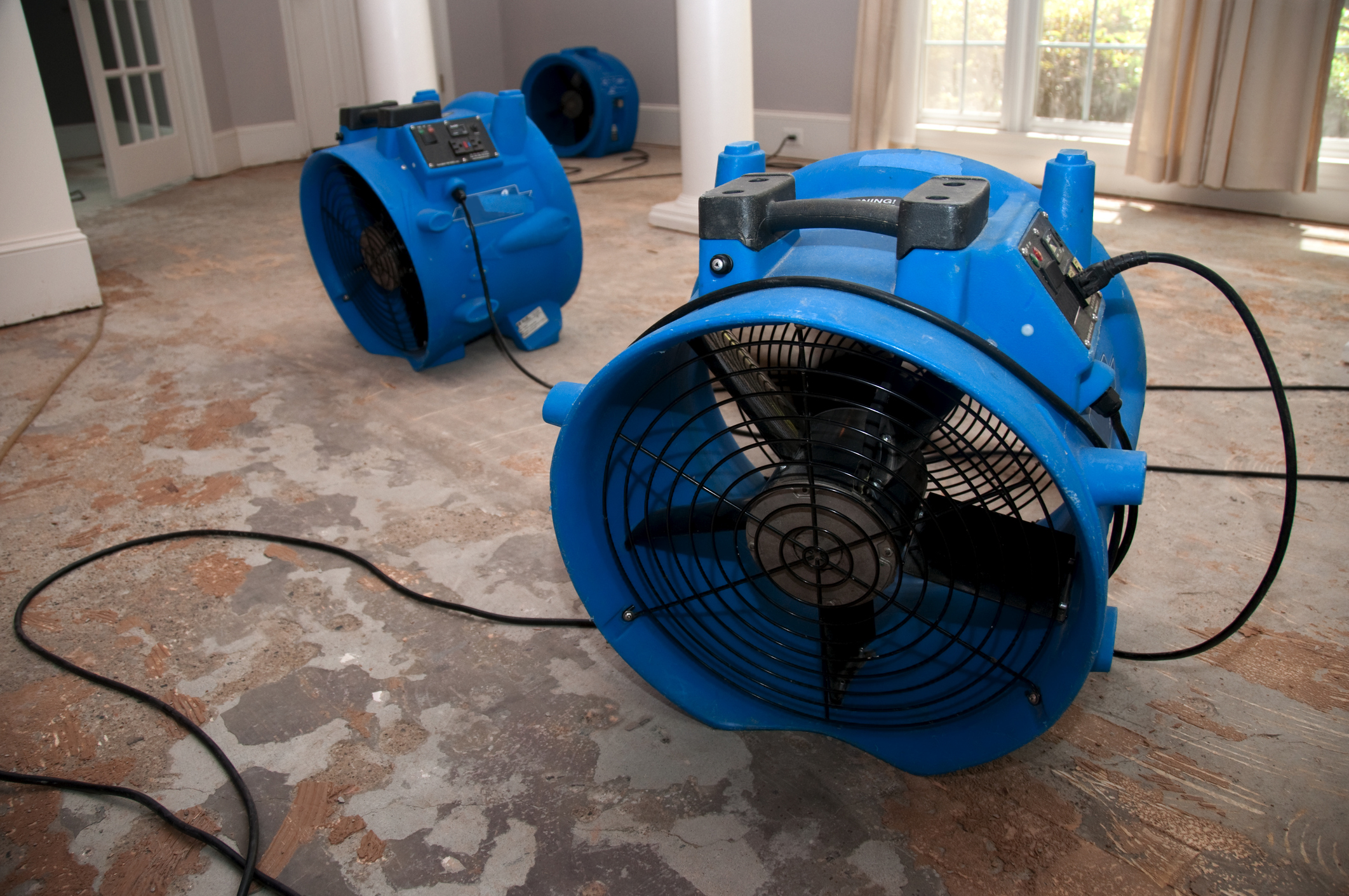 Sewage backup cleanup in Oceanside home