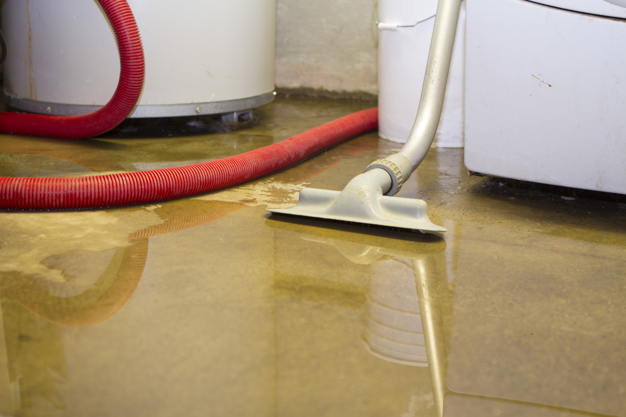 Water damage restoration Atlanta flooded basement