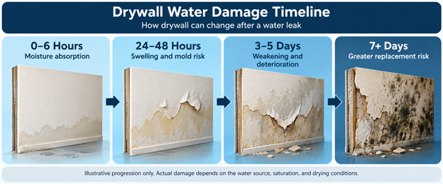 What Happens to Drywall After a Water Leak